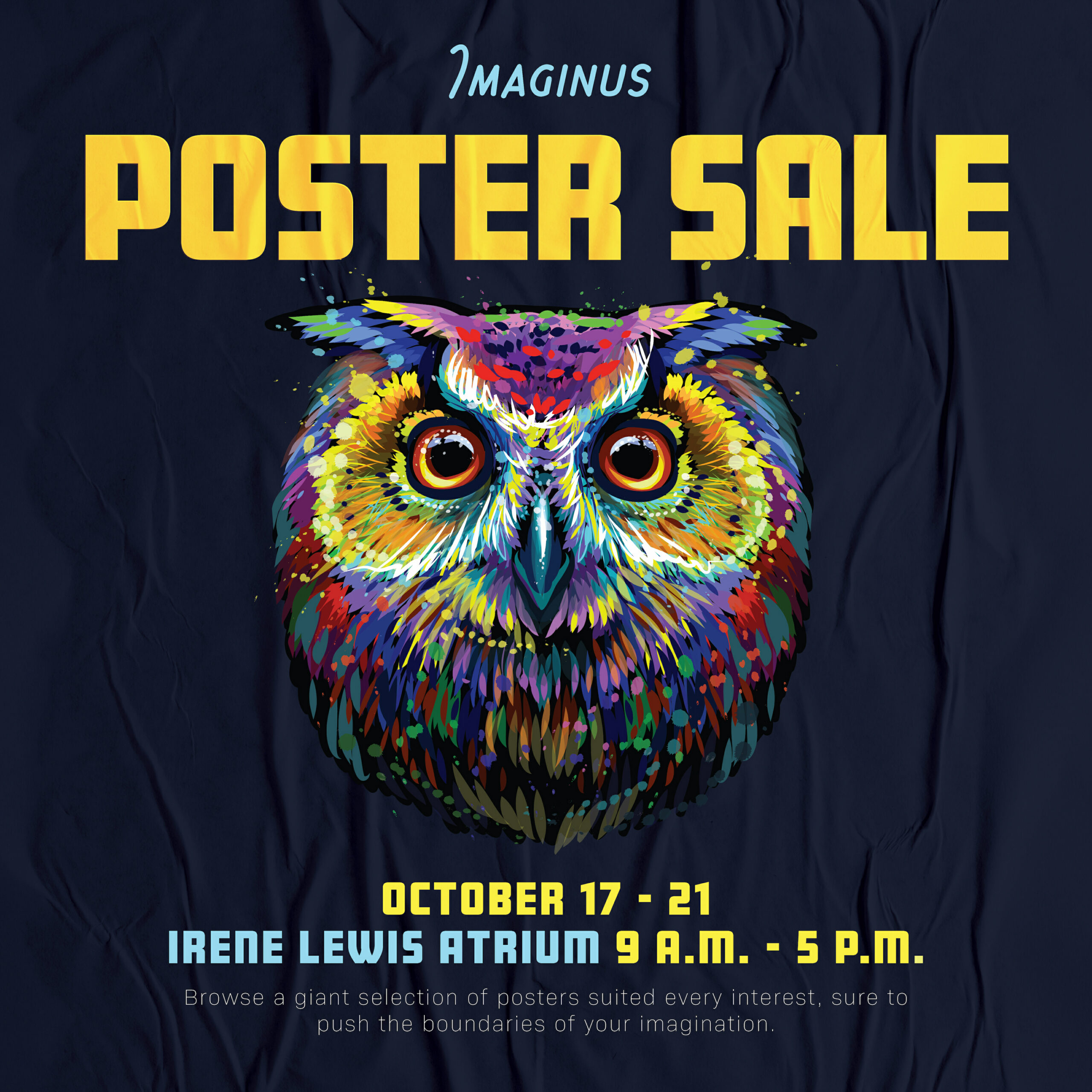 Imaginus Poster Sale ImaginusPosterSale Fall 2022 Insta 1 2 scaled