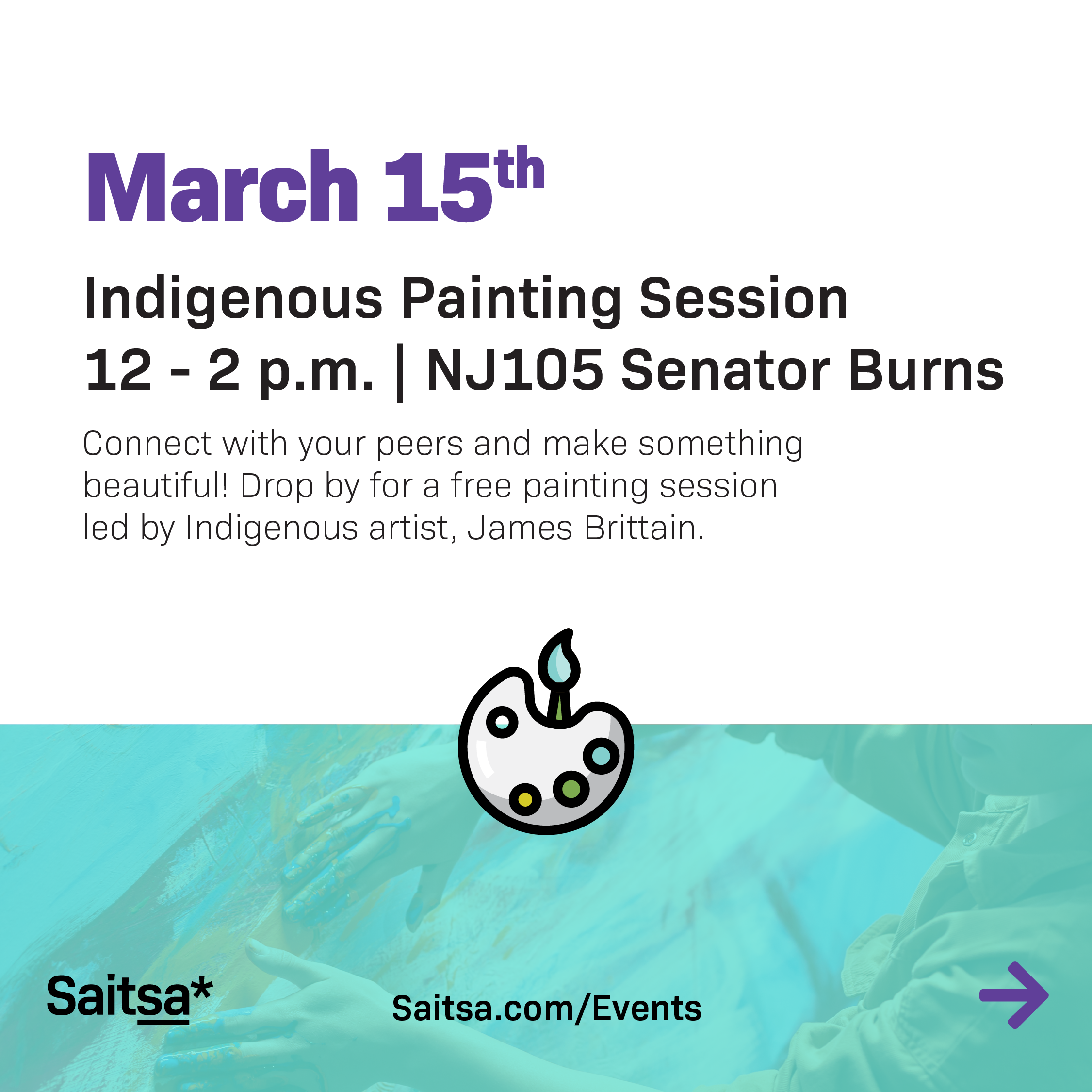 Indigenous Painting Session PSC March slide 2