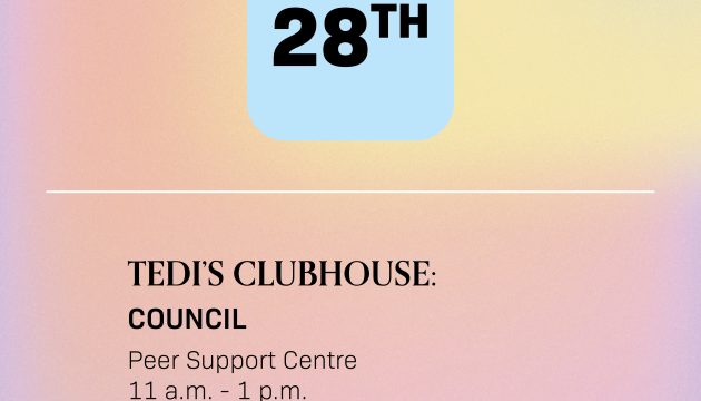 Tedi's Clubhouse Council SE Saitsa Events Schedule Nov 2023 Calendar28