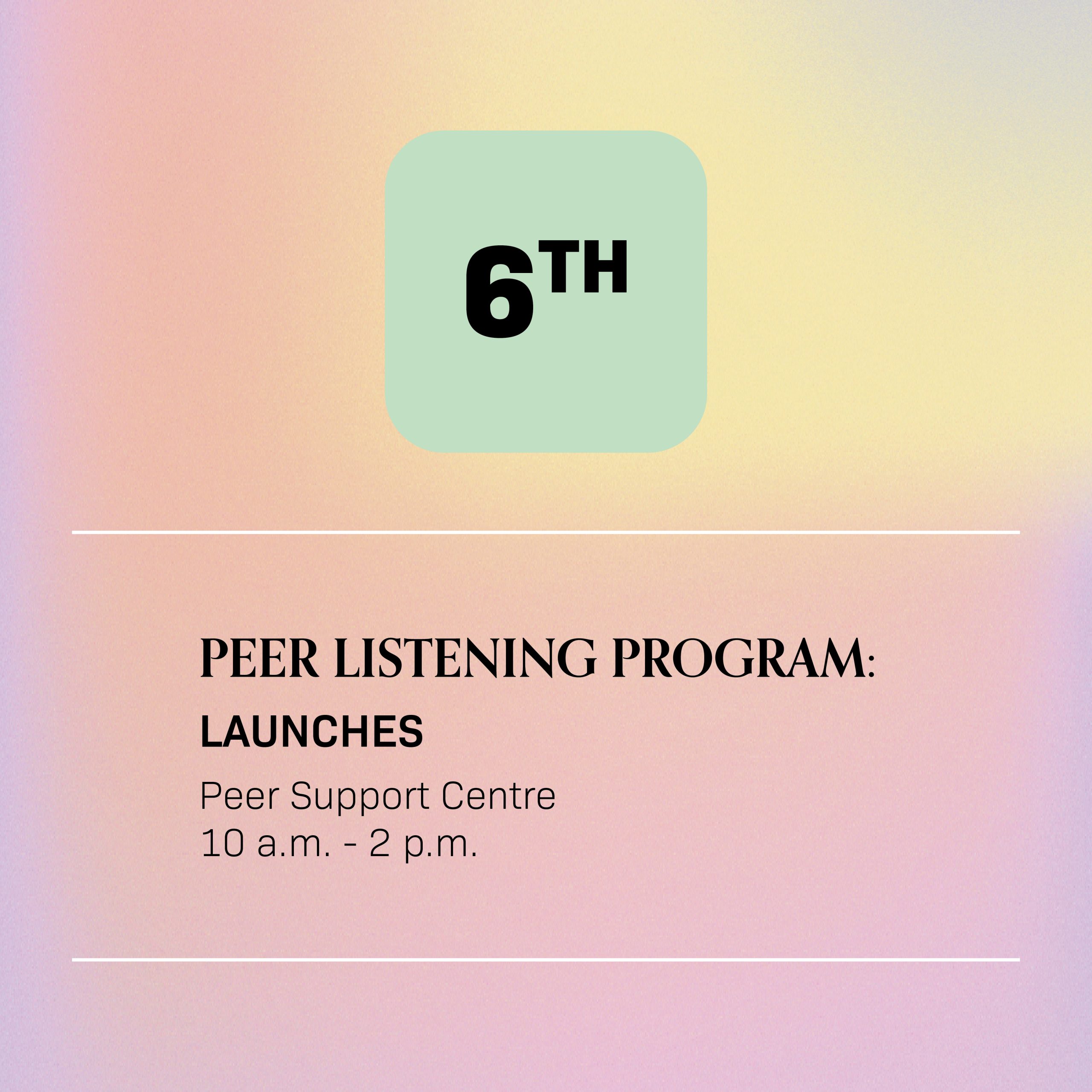 Peer Listening Program Launches SE Saitsa Events Schedule Nov 2023 Calendar6 scaled