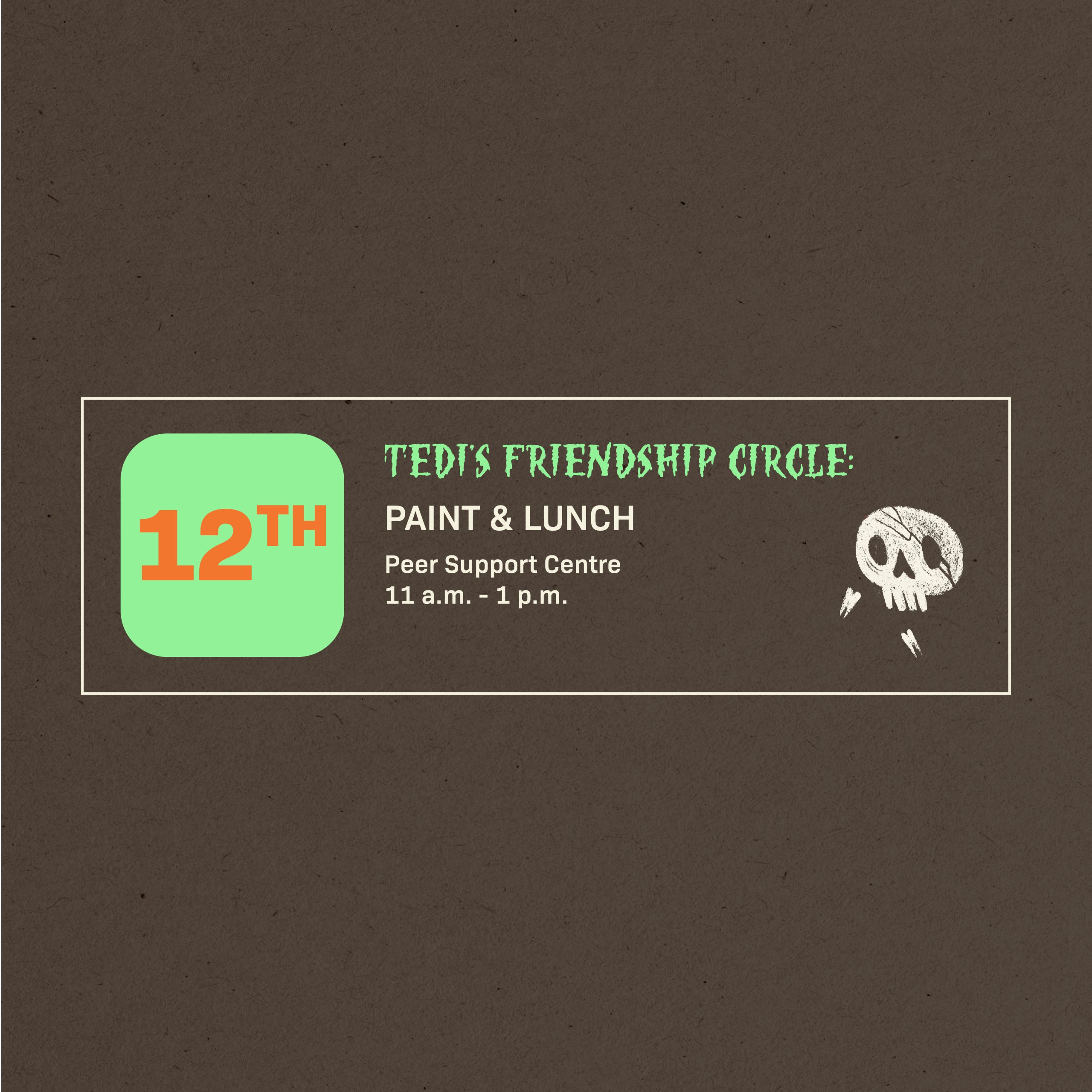 Tedi's Friendship Circle: Paint & Lunch SE Saitsa Events Schedule Oct 2023 Calendar12 scaled