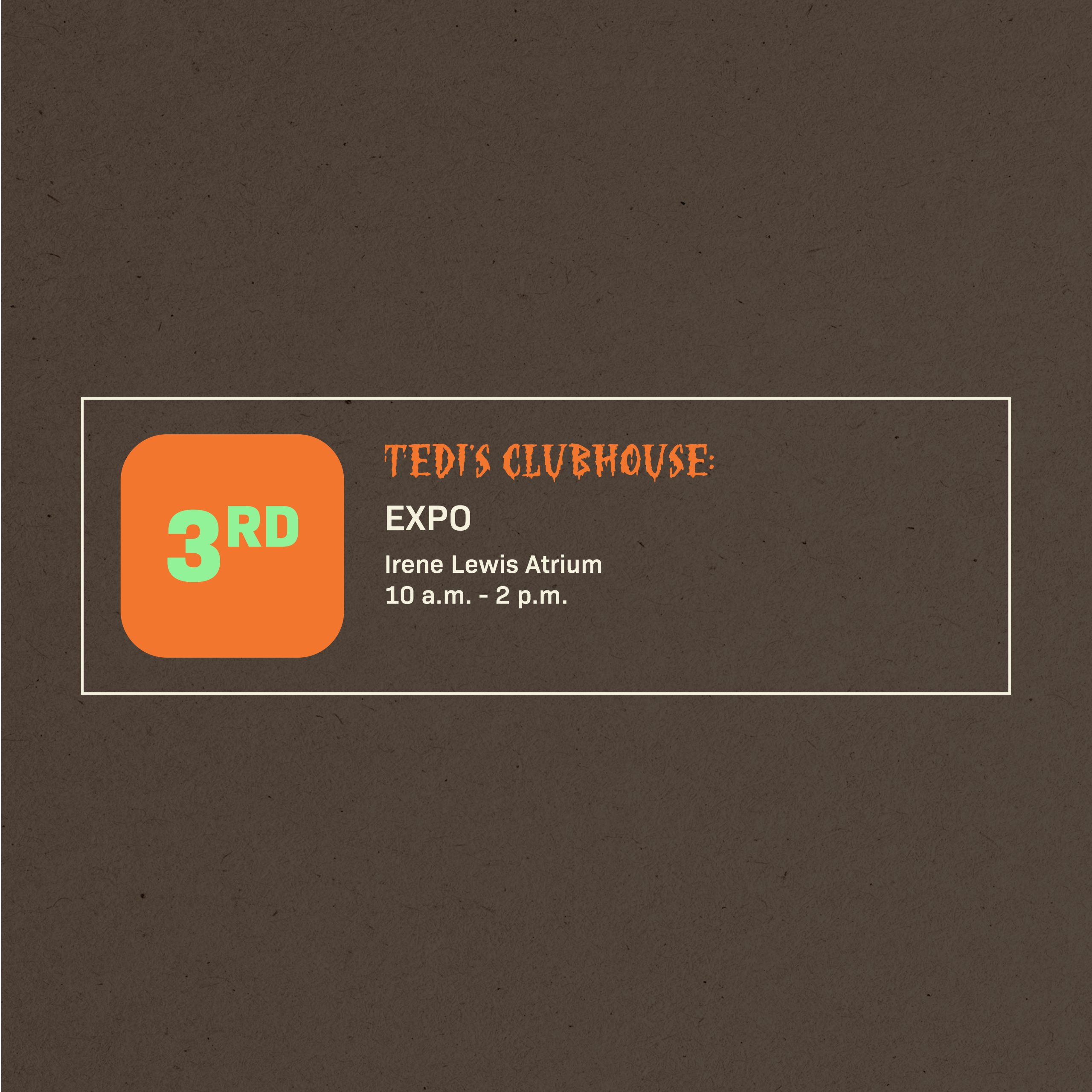 Tedi's Clubhouse: Expo SE Saitsa Events Schedule Oct 2023 Calendar3 scaled