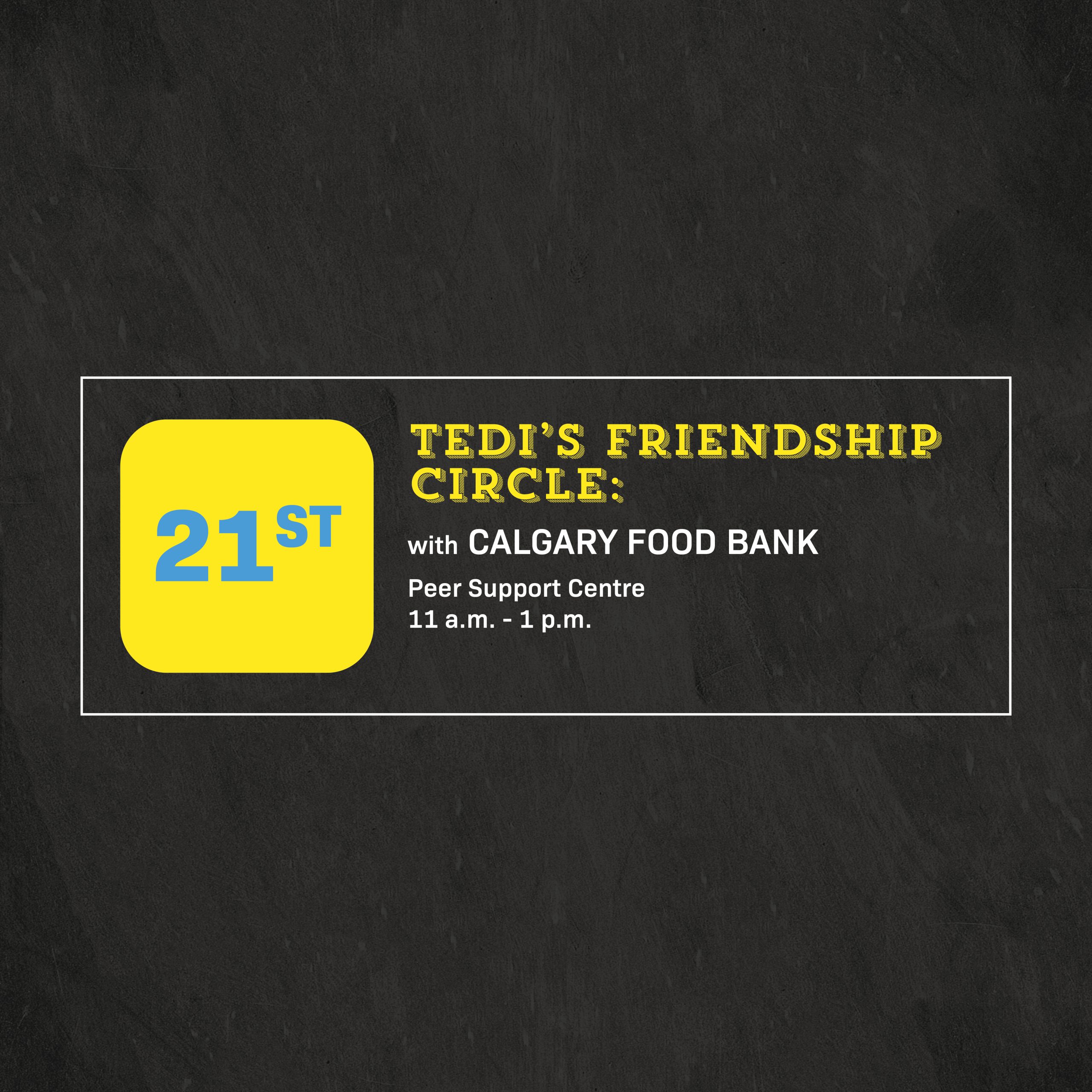 Tedi's Friendship Circle: Calgary Food Bank SE Saitsa Events Schedule Sep 2023 Calendar21 scaled